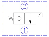 shema elektromagnentno ventila normalno otvoren